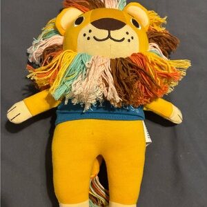 Ritz Kids Lion Plush with Colorful Yarn Mane Stuffed Animal Toy